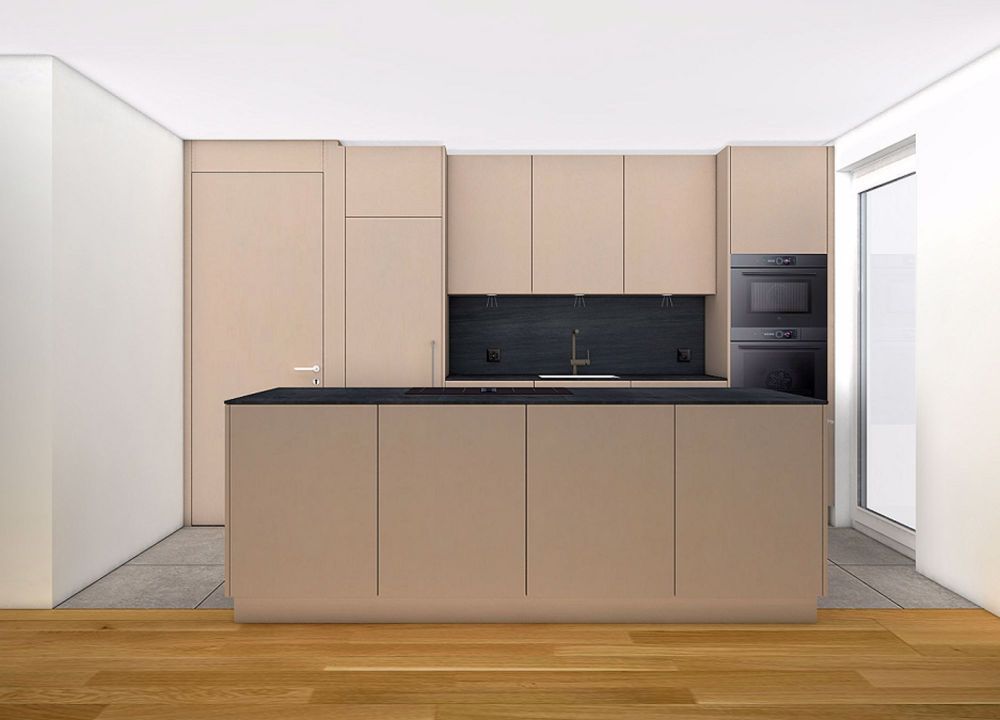 Attraktive Neubauwohnung mit grosszügigem Sitzplatz & Garten - Visualisierung_Kueche
