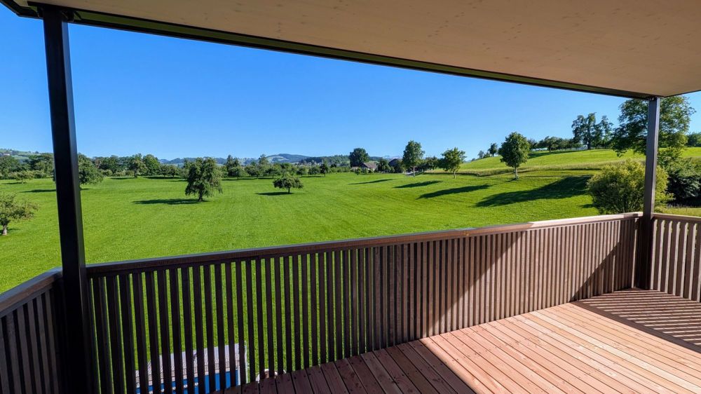Neubau 5.5-Zimmer-Wohnung - Balkon Richtung Alpstein