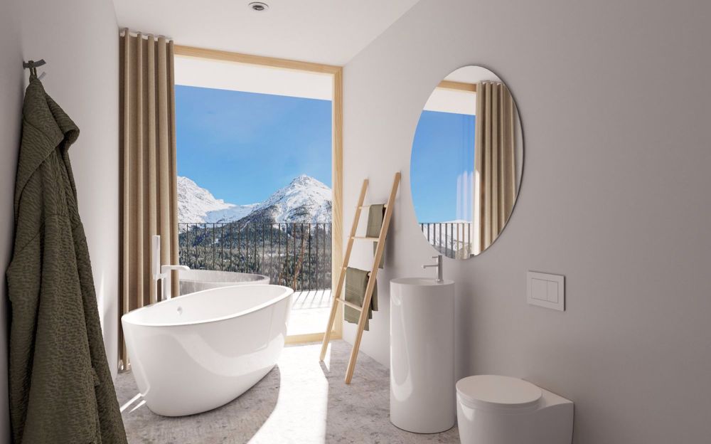 3.5-Zimmer und 4.5-Zimmer Terrassenwohnung in Schinnas, Scuol - Bild 6