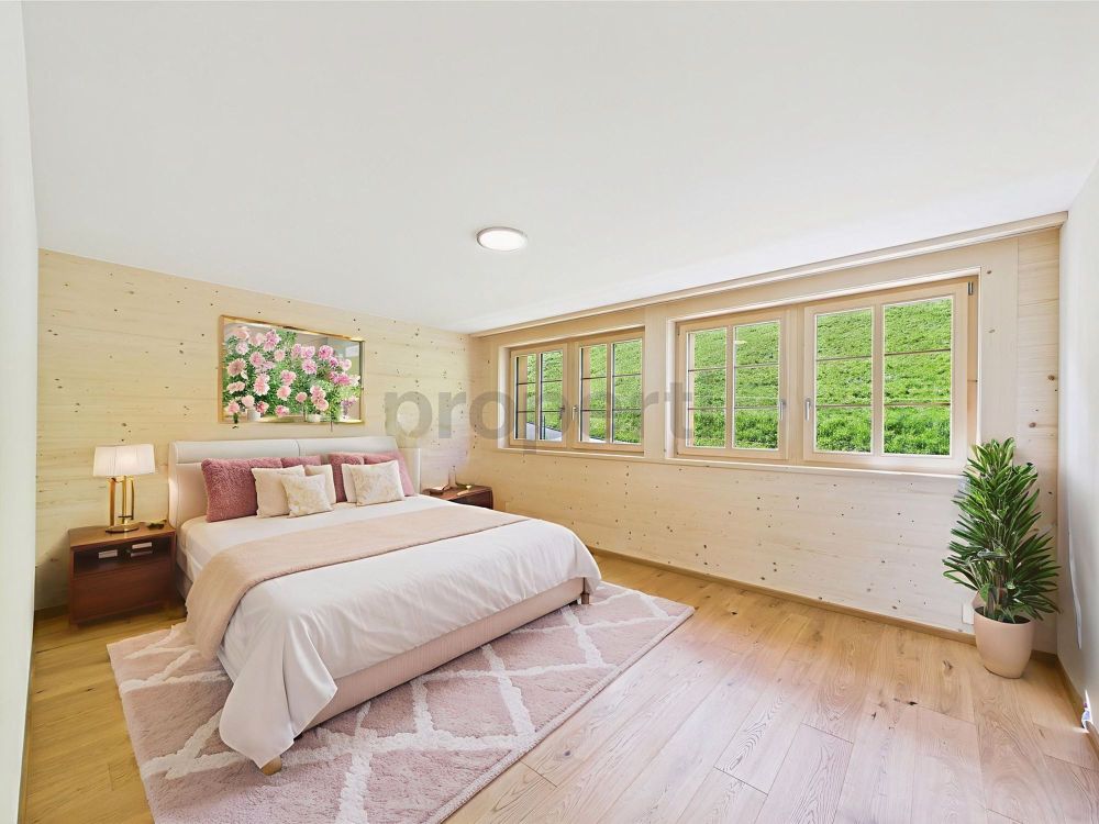 Grosszügige 4.5 Zimmer Wohnung in Oberwil im Simmental mit Aussicht - Image 4