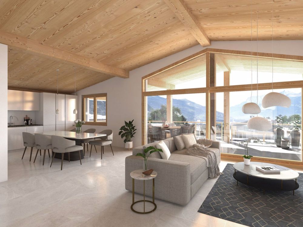 NEU - Attikawohnung in Trimmis - Nutzfläche 169.5 m2 - Bild 1