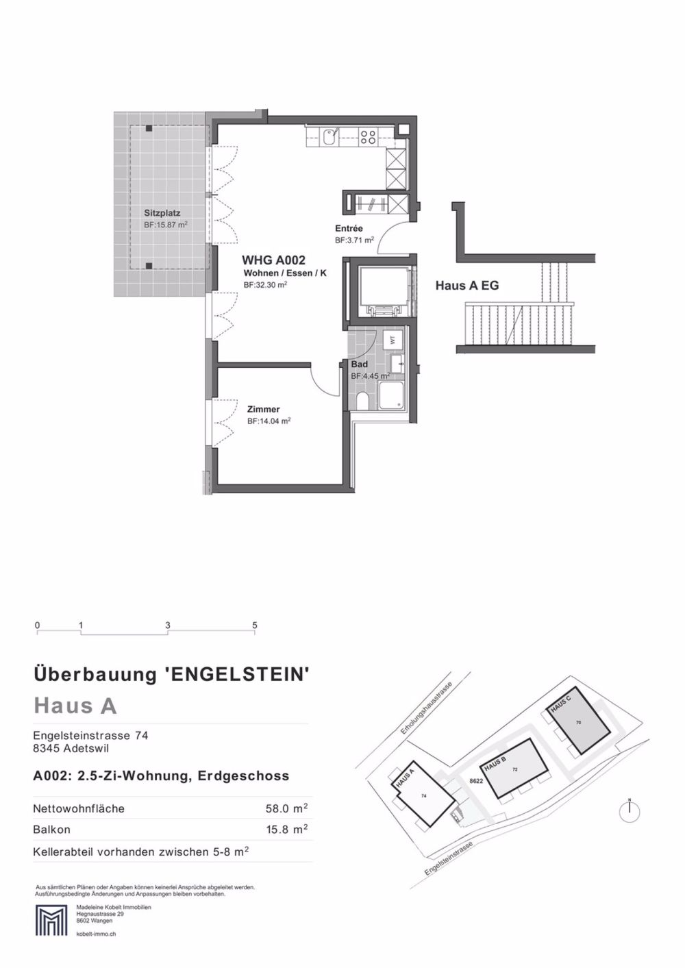 2 ½ Zimmer-Wohnung in Adetswil mieten - Bild 7