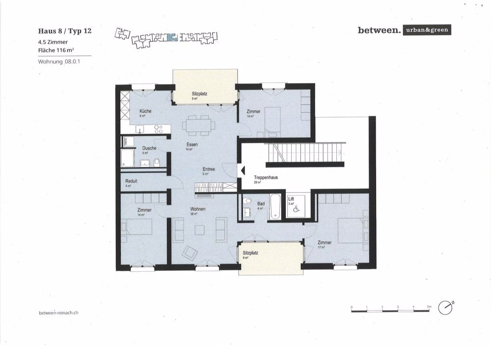 Moderne 4.5-Zimmer-Wohnung mit Minergie-Standard in Reinach - Bild 13