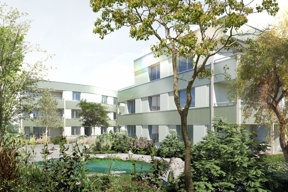 AUGARTEN - Wohnen im Einklang mit der Natur - Aussenansicht Südost