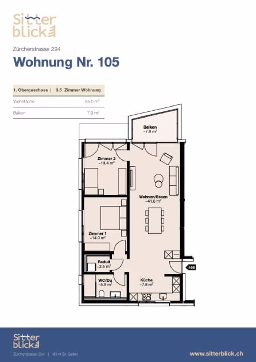 3.5 Neubauwohnung im Westen der Stadt - Bild 5