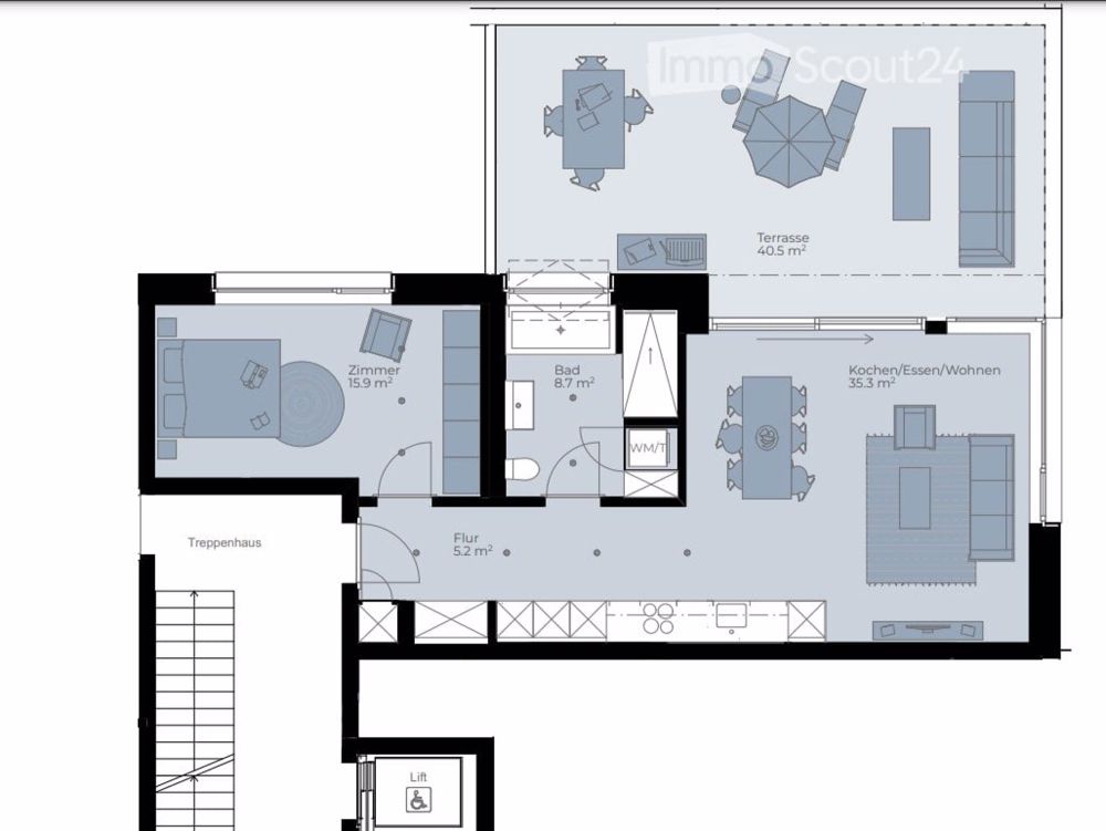 Befristet: Urbane Neubau-Wohnung mit direktem Seezugang - Bild 5