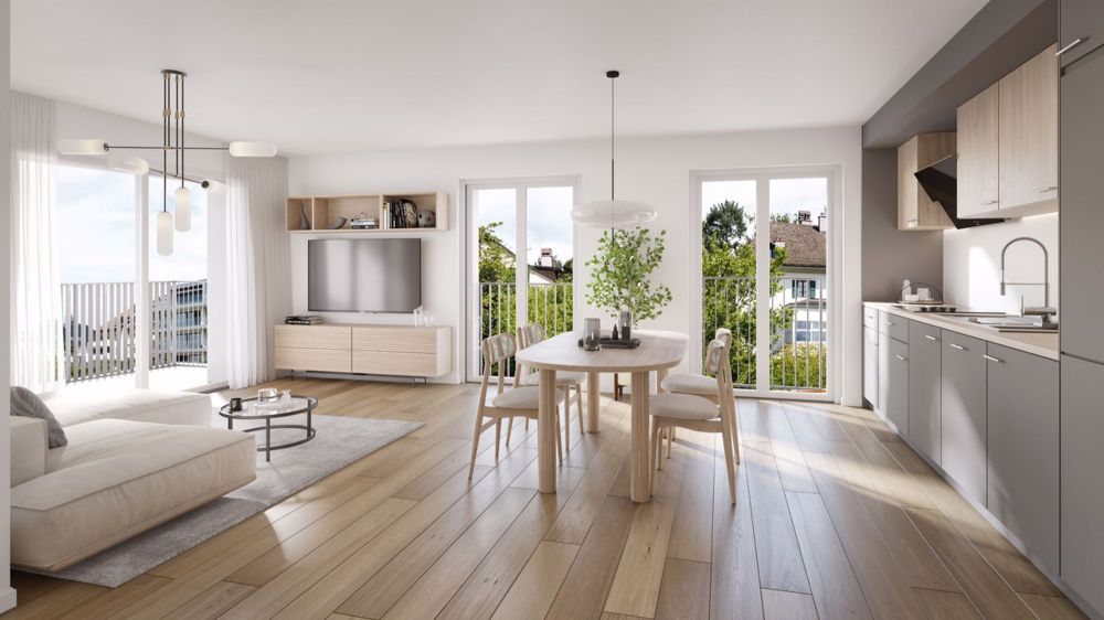Deux-Villages 46 B - 3.5 pièces pour seniors et PMR - Bild 2