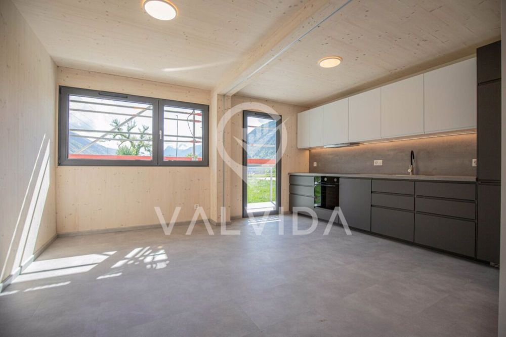 Moderne 1.5-Zimmer-Mietwohnung in Gampel – Erstbezug mit traumhaftem Blick - Bild 1