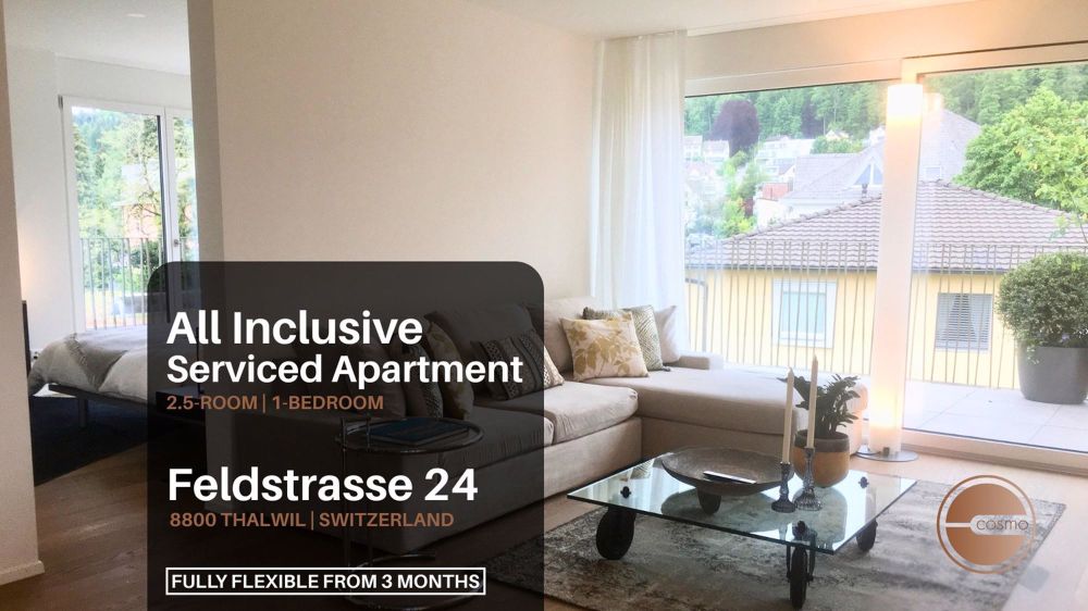 All inklusive Wohnen! Exklusive Attika-1-Schlafzimmer-Serviced Apartment mit Rundumterrasse - Bild 1