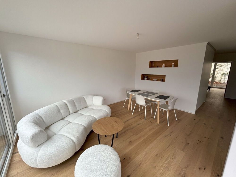 Crésuz - Neues möbliertes oder unmöbliertes Apartment mit schöner Aussicht - Bild 1