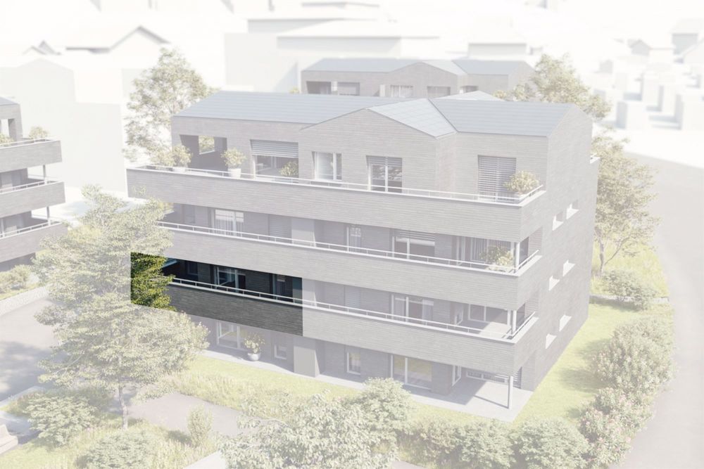 Neubau-Wohntraum im Eigentumsstandard mit parkähnlicher Umgebung - Aussenansicht