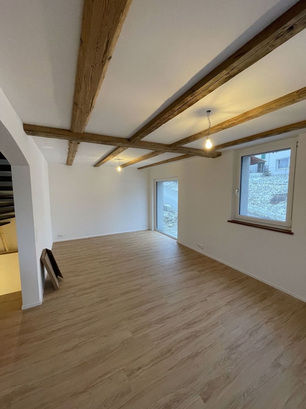 Neubau Einfamilienhaus mit Dorfcharme - Wohn- und Esszimmer