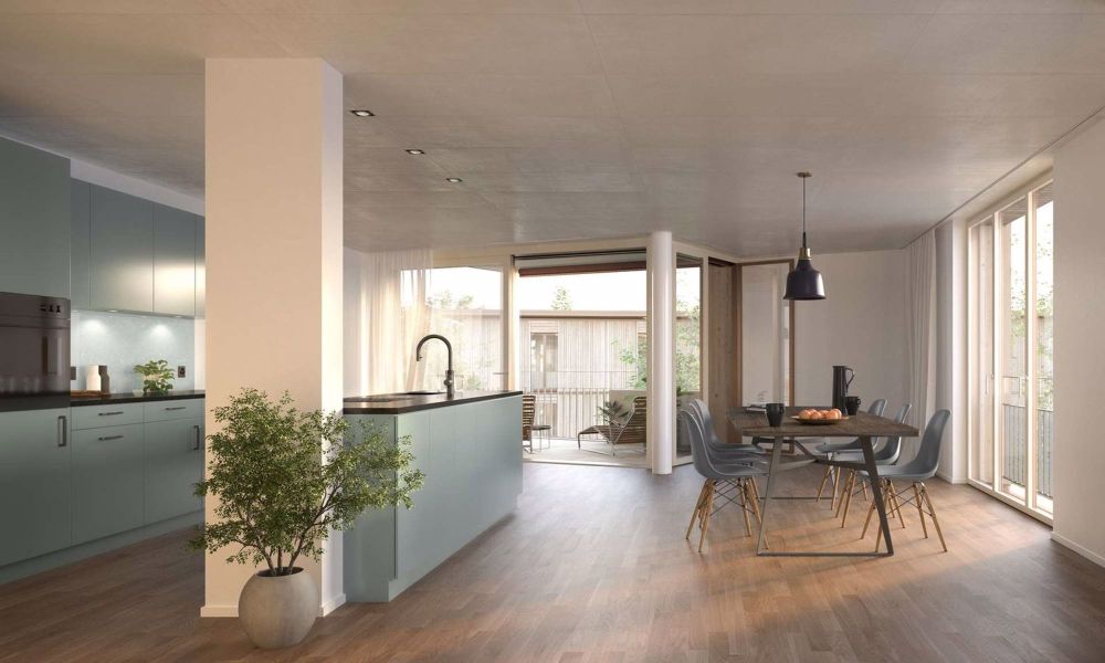 Neubauwohnung in der Überbauung «7 Lerchen» - Ihr modernes Zuhause in Kloten - fischer_lerchenweg_innen_Küche_Cool
