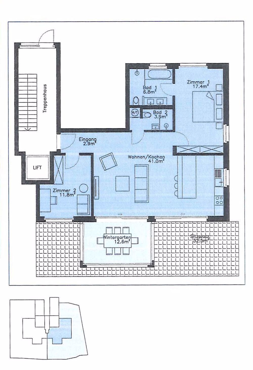 Grosszügige, moderne 3.5 Zimmer-Gartenwohnung im ländlichen Büsserach, nahe Basel. - Bild 11