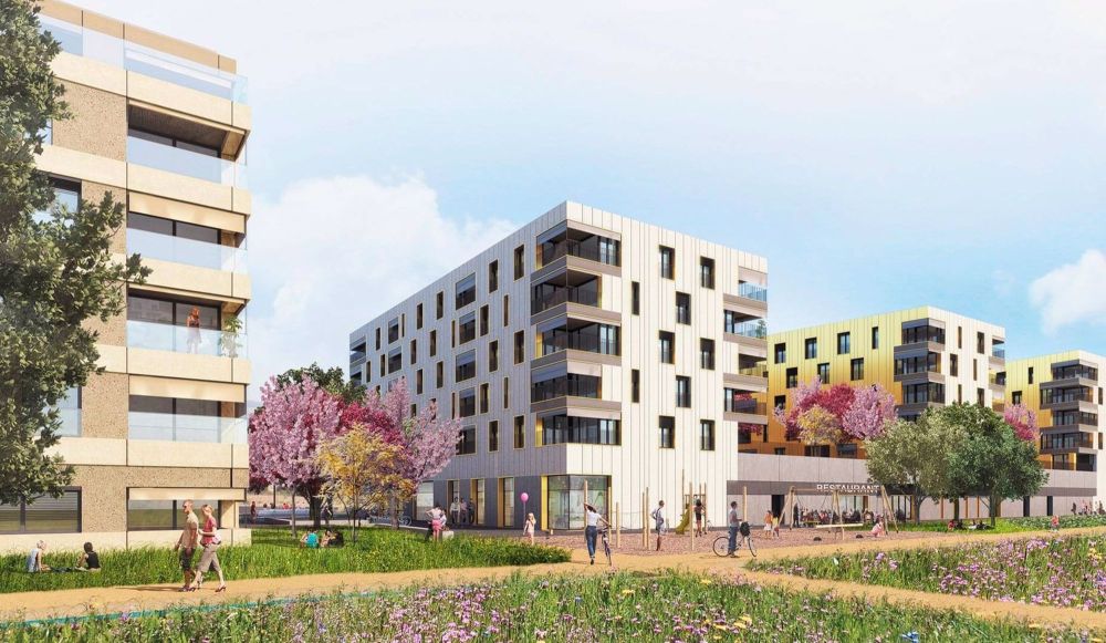 Logement dans récent quartier situé au coeur de la ville d'Orbe - Aussenansicht