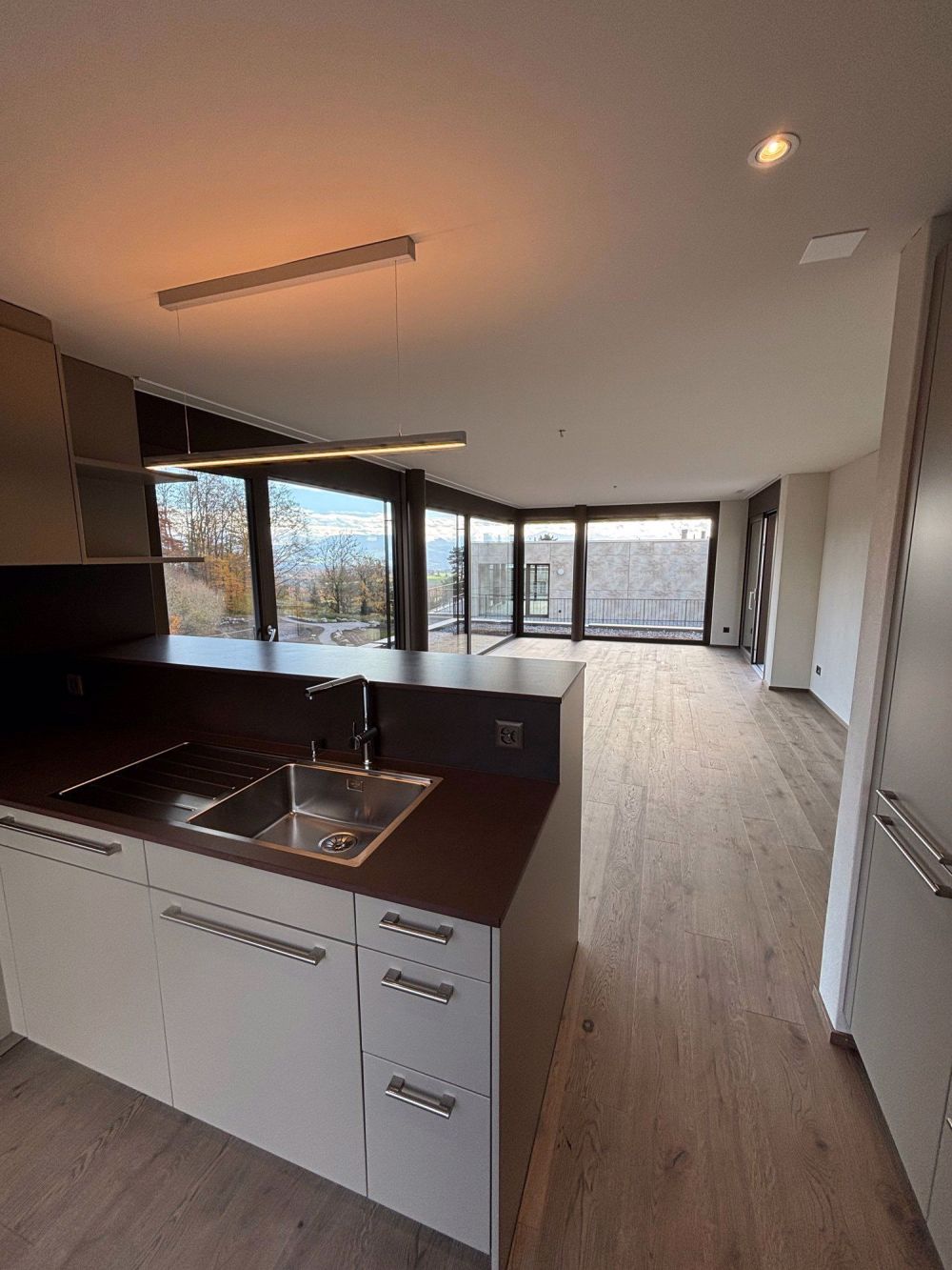 Neubau 3.5 Zimmer-Attika-Wohnung mit zwei Terrassen und Blick in die Natur - Bild 8