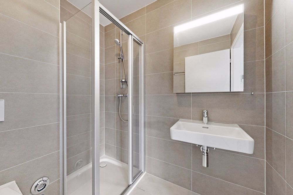 Appartement de 4.5 pièces au 4ème étage à Chêne Park à Renens - Salle de douche