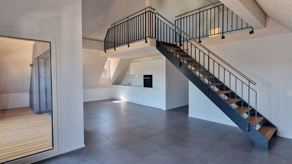 ERSTVERMIETUNG - 3.5-Zi.-Wohnung mit Galerie und eigener Waschküche - Ansicht Küche