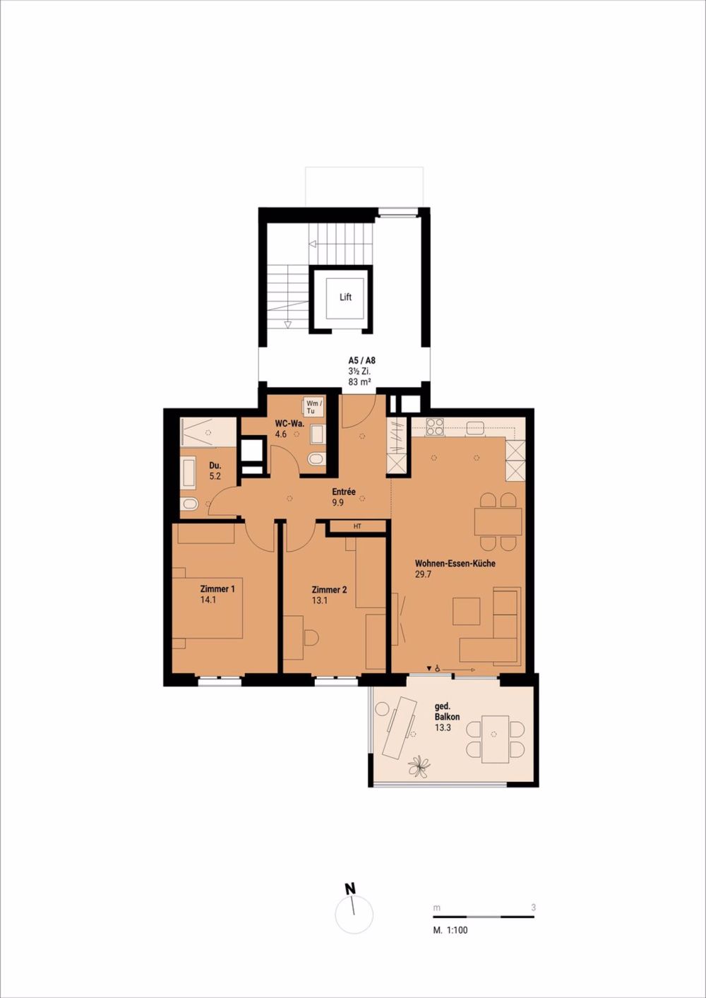 3 ½ Zimmer-Wohnung in Sennhof mieten - Bild 6