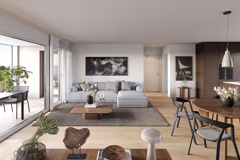 1.5-Zimmer-Neubauwohnung im Feldpark Modern & hell - Bild 2