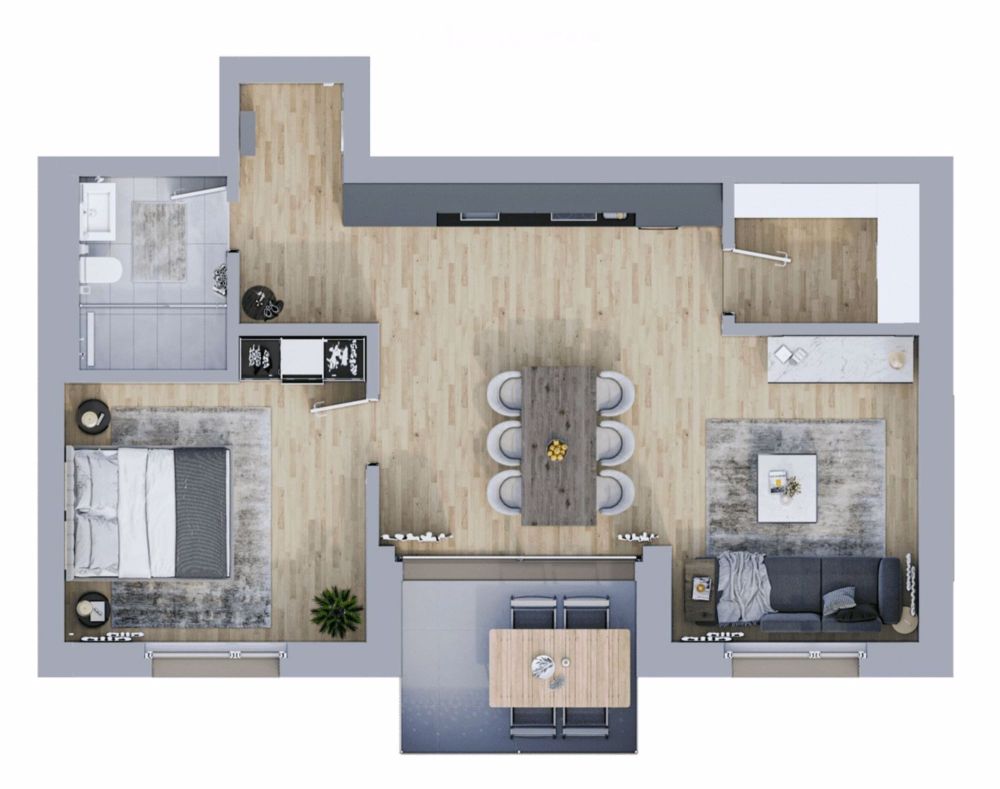 2,5 Zimmer neubau in Murist mit zusätzlichem Abstellraum - Bild 3