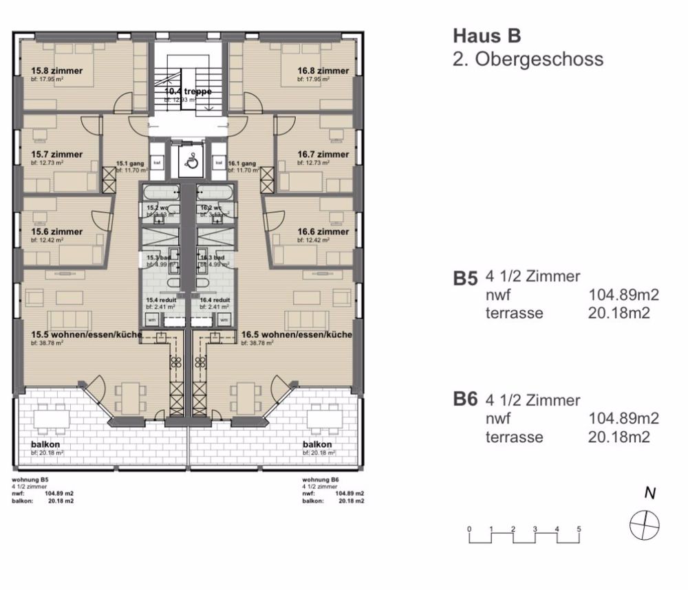 Moderne 4.5-Zimmer-Neubauwohnung - perfekte Wohlfühloase für Paare oder Familien an ruhiger Lage bei Jona - Bild 4