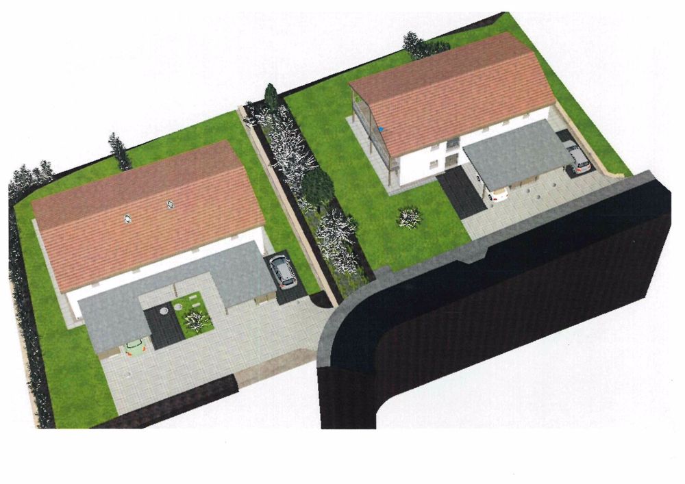 Schönes Apartment mit Blick auf das Tal - Bâtiment A et B Vue Aérienne