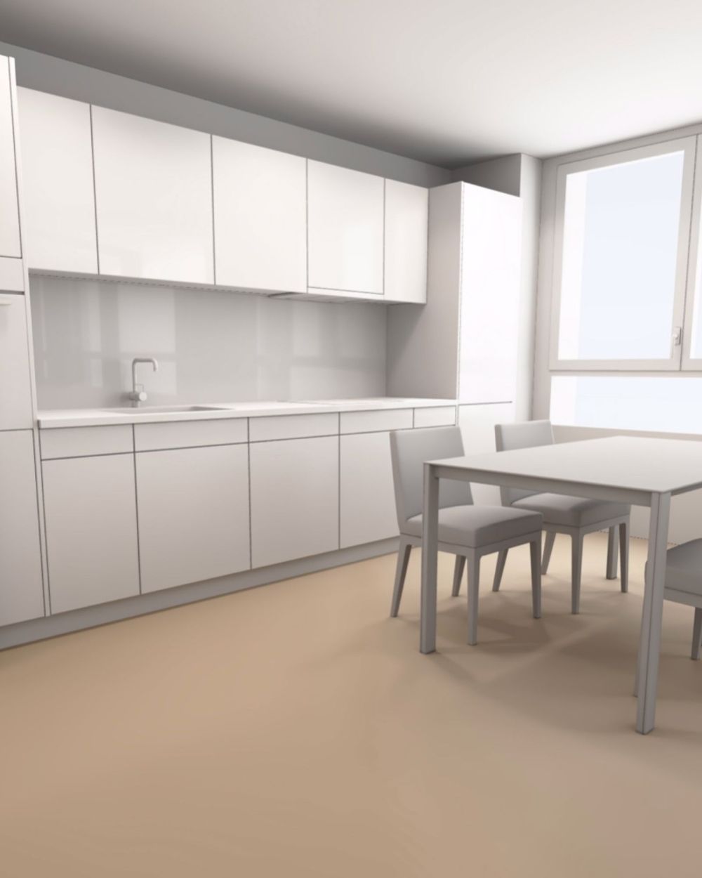 Nachmieter/in gesucht per 16. Oktober 2025 Erstbezug! Moderne 1.5-Zimmer-Neubauwohnung im Tivoli Garten, Spreitenbach - Küche/Esszimmerbereich