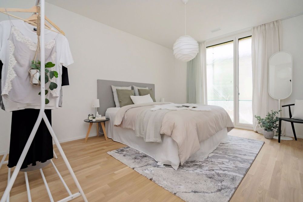 Moderne 3.5-Zimmer-Wohnung in Boll Baujahr 2024 - Schlafzimmer
