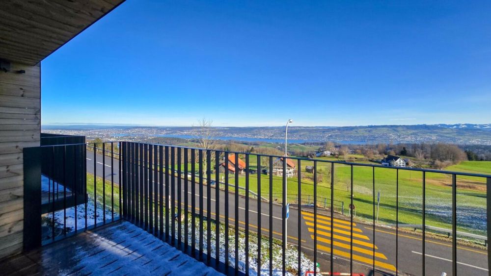 2.5 Zi-Tiny House mit unverbaubarem Weitblick - Aussicht von Tiny-Houses mit Balkon (Koda 5+6)