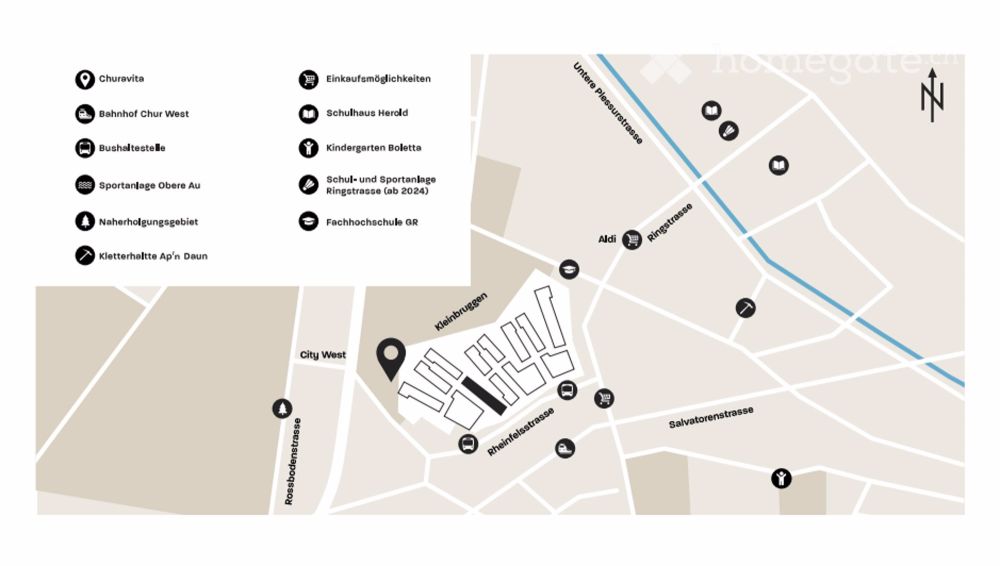 Moderne 3.5-Zimmer-Wohnung in Chur Kleinbruggen - Neubau Dez 2025 Erstbezug - Bild 1