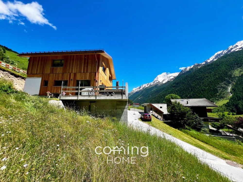 Nachhaltig wohnen in Ferden - Vollholzhaus zur Miete mit Alpenblick - Bild 2