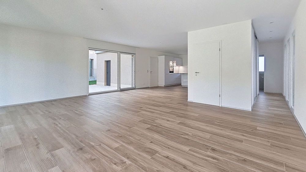 2 neue Villen mit 5 Zimmern zur Miete in Domdidier / FR (Villen E und F) - Séjour / salle à manger - rez