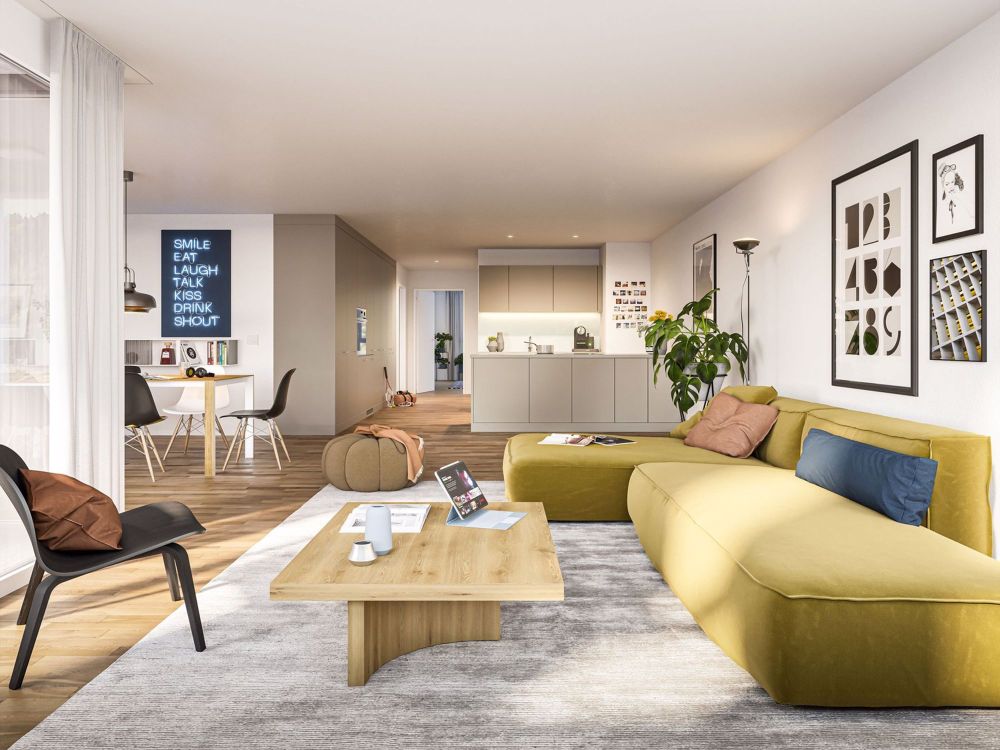 3.5-Zimmer-Wohnung mit Parkplatz im Tivoli Garten - Bild 3