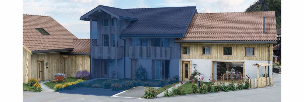 Maisons villageoises de standing à Fenalet-sur-Bex - Animation lot 2