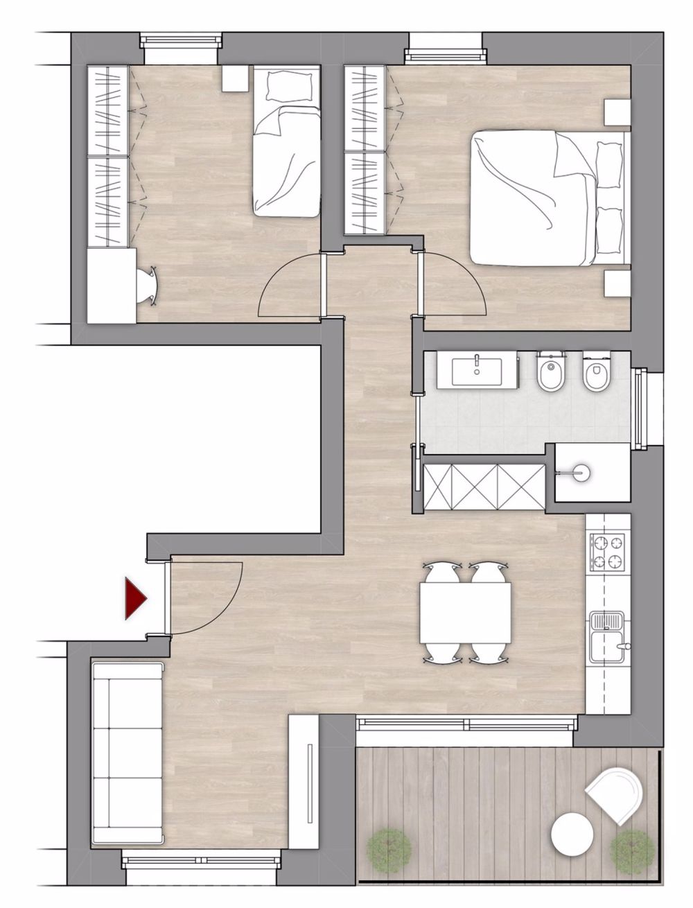 NEUE 3.5 ZIMMER WOHNUNG MIT TERRASSE IN ERSTBESEITIGUNG - Bild 8