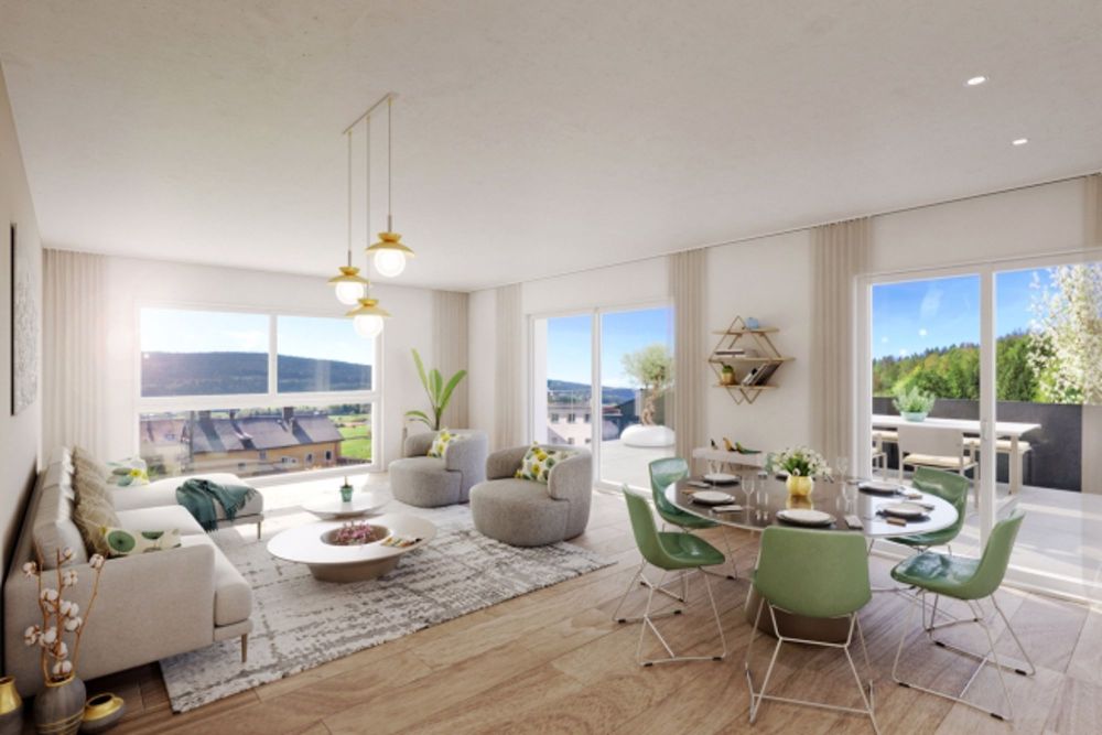 Dans immeuble neuf, très joli appartement de 3,5 pces - Bild 7