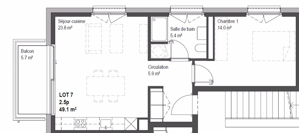 2 ½ Zimmer-Wohnung in Lausanne mieten - Bild 4