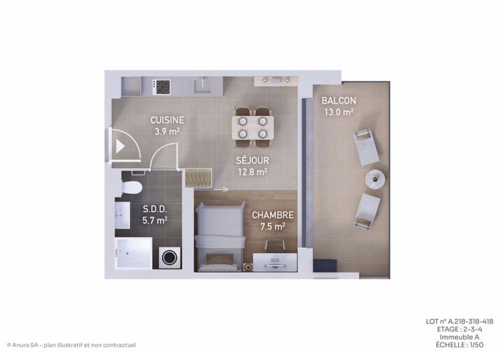 1 ½ Zimmer-Wohnung in Marly mieten - Bild 13