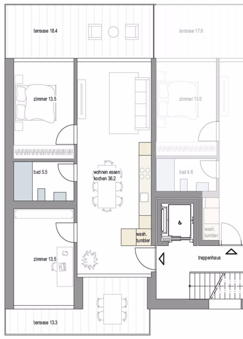 Moderne 3.5-Zimmer-Neubau-Wohnungen mit Balkon in Olten zur Erstvermietung - Bild 5