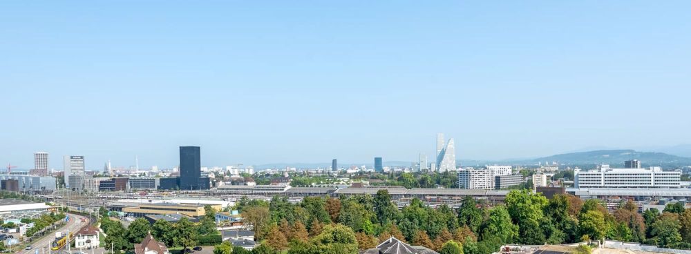Moderne 3.5-Zimmer-Wohnung mit Stadtblick in Basel - Bild 2