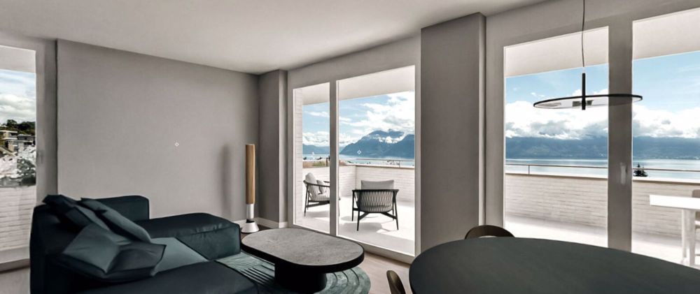 Appartments de 3.5 en attique avec vue lac - Pully - Bild 7
