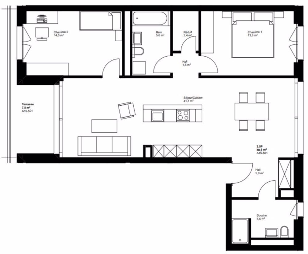 3.5 Zimmer Neubau Dachgeschoss -A15-501 - Bild 11