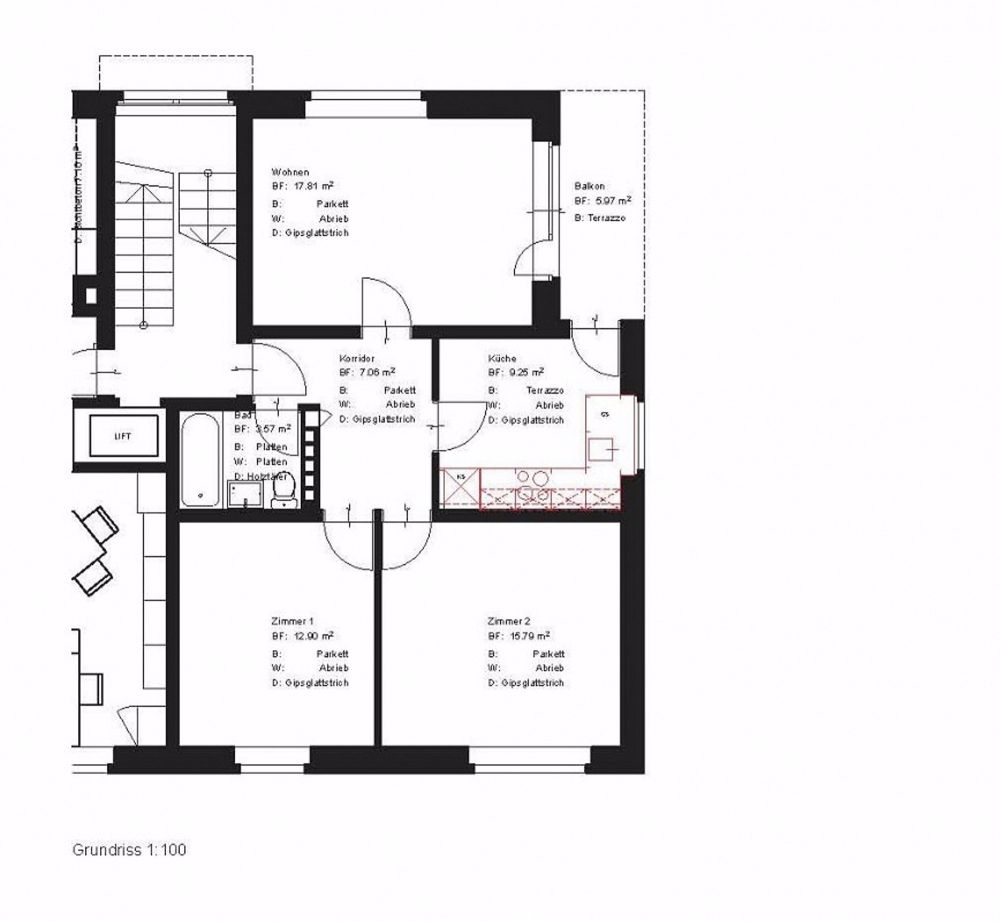 sanierte 3-Zimmerwohnung im Elfenauquartier zur Erstvermietung - Bild 12
