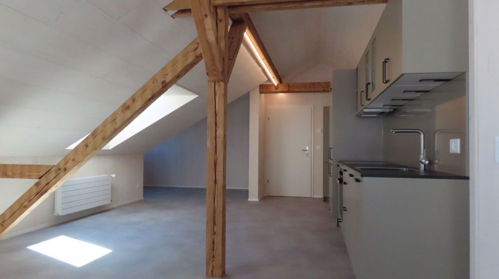 Erstbezug nach Neubau: Einmalige Loft-Dachwohnung 72 m2 (1 Hauptraum) - Bild 1