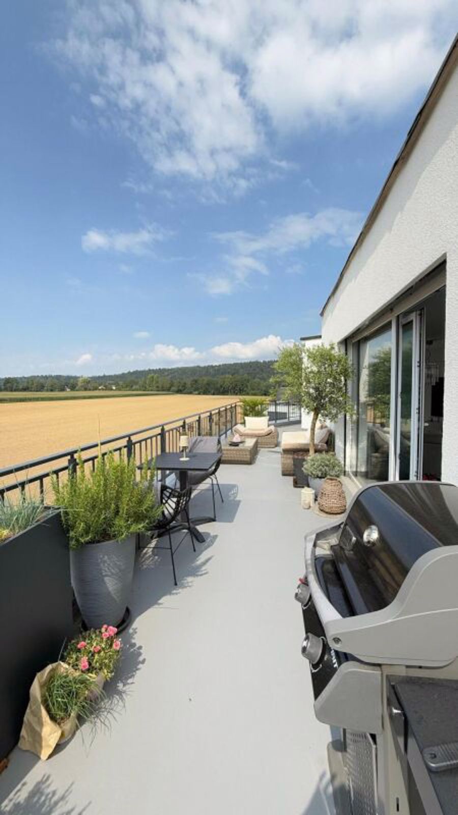4.5 Zimmer-Attika-Wohnung mit schöner Terrasse samt Aussicht! - Bild 1