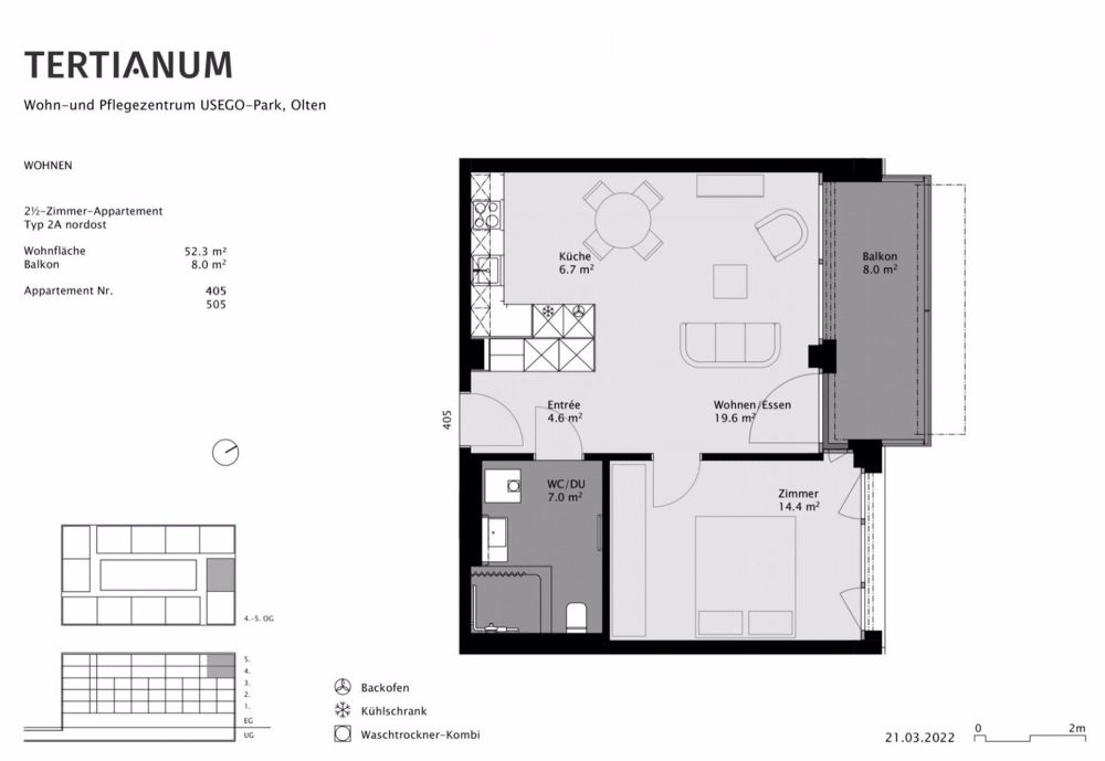 neuwertige Alterswohnung in Olten mit toller Weitsicht auf Olten und Säli-Schlössli - Bild 3