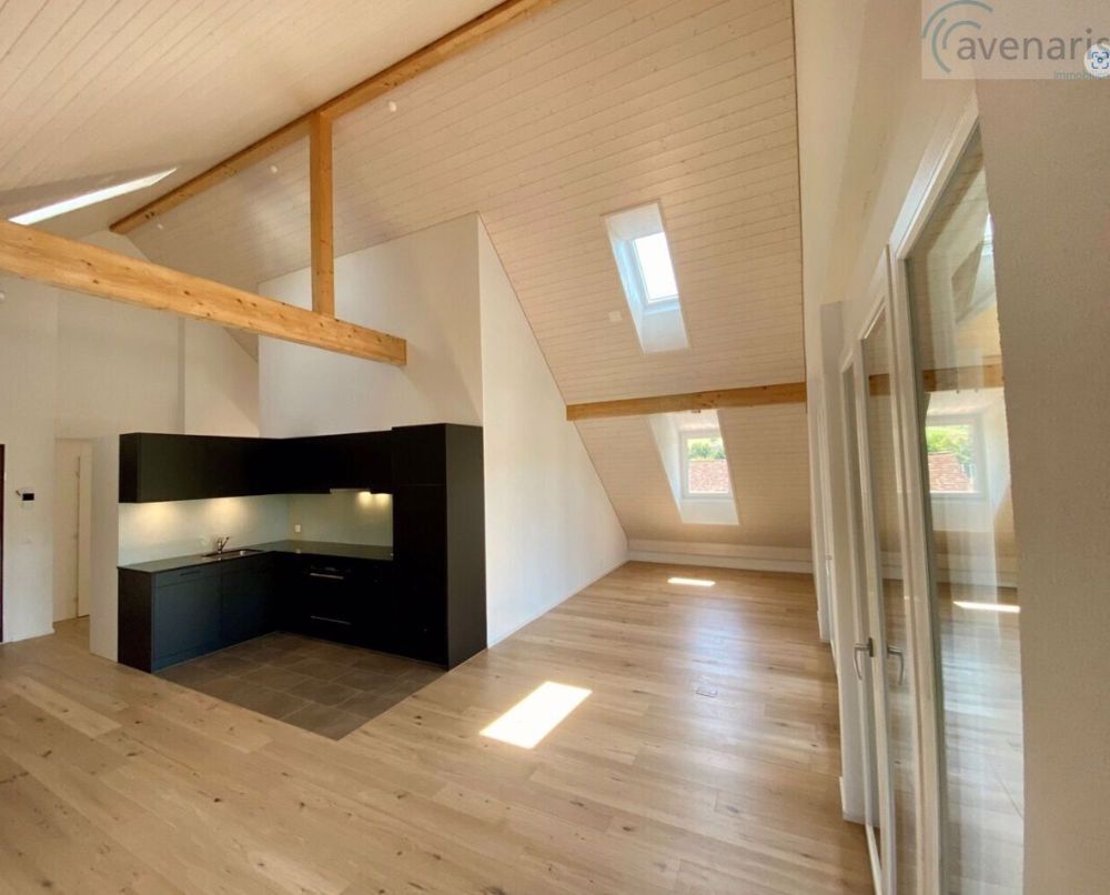 Traumhafte 4.5-Zimmer-Dachwohnung mit Weitblick - exklusives Wohnen - Wohn-Essbereich