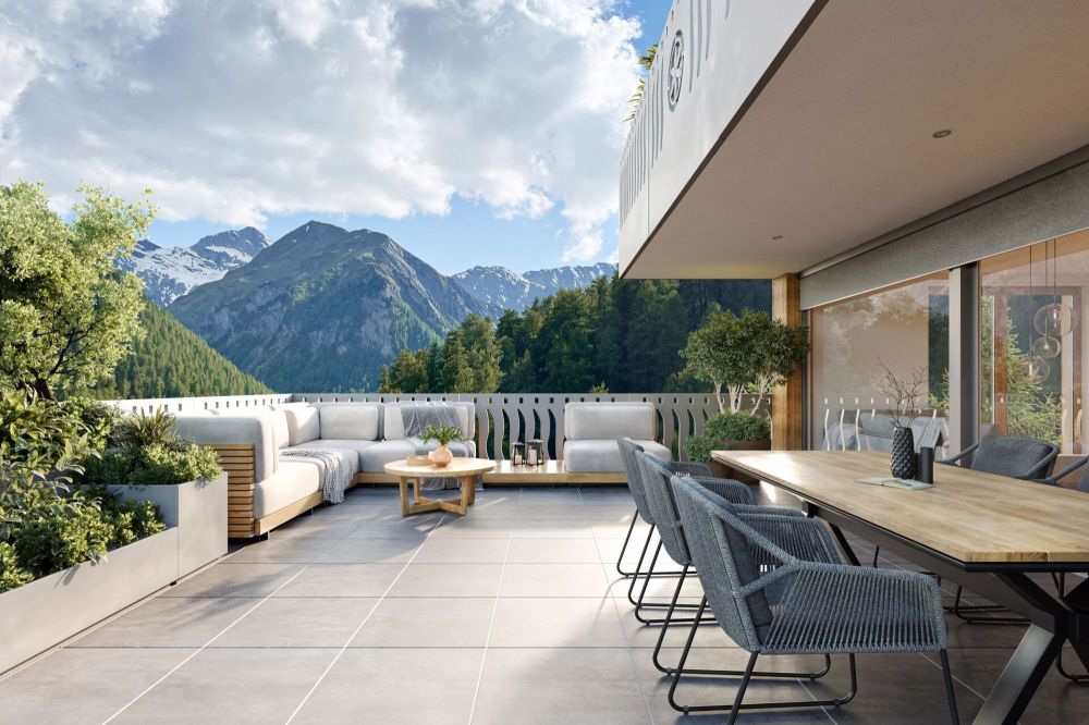 Allegria - Traumhafte Attikawohnung mit riesiger Terrasse und Bergsicht - Bild 1