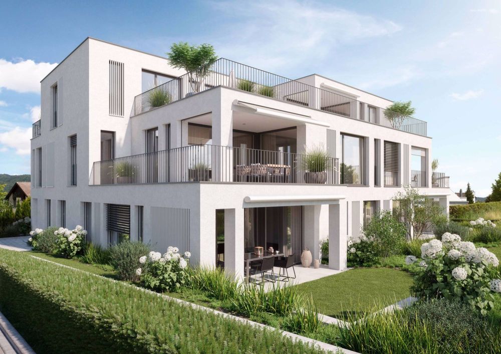 Modern Wohnen an ruhiger Lage - Aussenvisualisierung